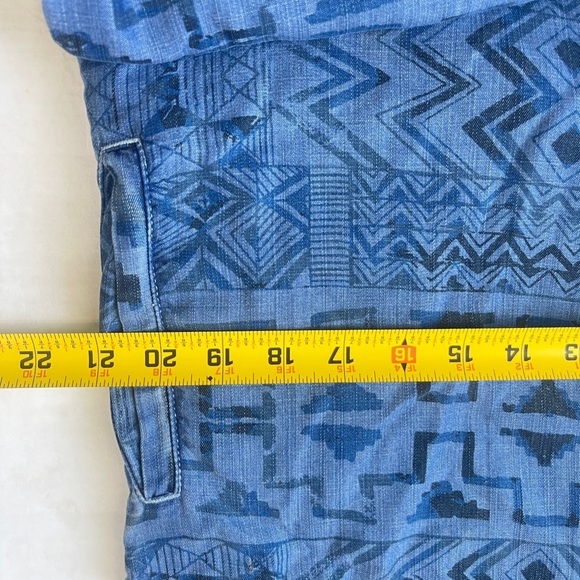 Grace Element Large Aztec Shirt Dress Pockets Short Sleeves Southwest - Picture 8 of 8